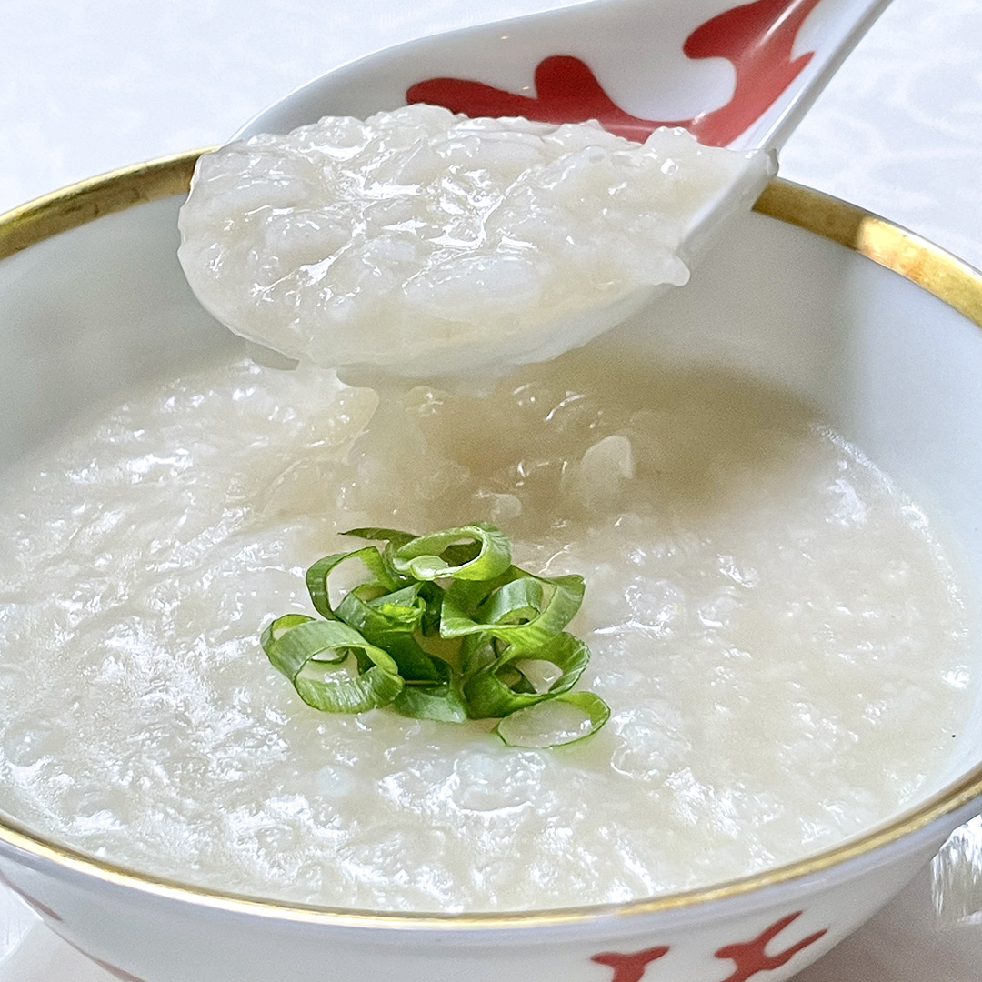 ホタテのうま味を含ませた白粥 1